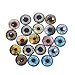 cici store 20Pcs Cute Glass Eyes for Doll,Puppet, Plush Animal Toy Accessories DIY Crafts Making Handmade 10mm/16mm/20mm (18mm)