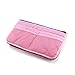 GEARONIC TM Lady Women Travel Insert Organizer Compartment Bag Handbag Purse Large Liner Tidy Bag - Pink