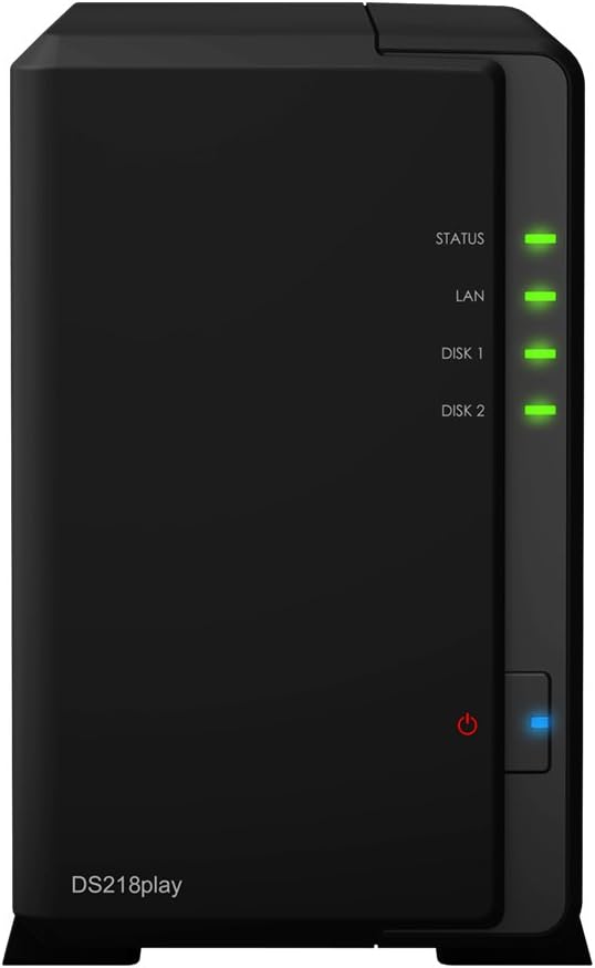 Synology DS218play 2 Bay Desktop NAS Enclosure - Image 3