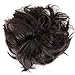 Scrunchy Scrunchie Updo Hairpiece Messy Hair Bun Extensions Chignons Hair Piece - Dark Brown.