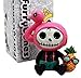 Atlantic Collectibles Furry Bones Tropical Pineapple Flamingo Costume Skeleton Monster Collectible Figurine 3.25
