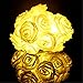 KingSo 20 LED Battery Operated Rose Flower String Lights Wedding Garden Christmas Decor Warm White