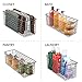mDesign Slim Metal Wire Food Storage Organizer Basket with Handles - Organization in Kitchen Cabinets, Pantry Shelf, Bathroom, Laundry Room, Closets, Garage, Concerto Collection, 4 Pack, Bronze