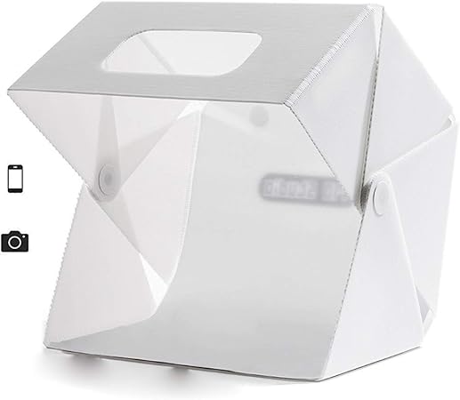 Mhwlai LED Caja De Luz Estudio Fotográfico Plegable Pequeña ...