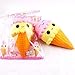 AMA(TM) Simulation Cute Ice Cream Squishy Slow Rising Squeeze Toy Scented Decompression Toys Kids Fun Toy Christmas Gifts (Yellow)