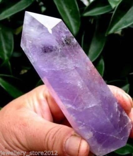 NATURAL AMETHYST QUARTZ CRYSTAL POINT Healing