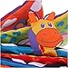 Eachbid Infant Kid Baby Crib Gallery High-Contrast Development Puzzle Zoo Cloth Book Toy