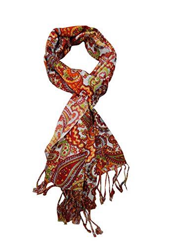 bollywood accessory 40121 viscose paisley printed scarf stole duppata shawl
