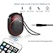 Bluetooth Speakers, YEOPHOM Wireless Ultra Portable Speaker Built-in Mic Hand-free FM Radio TF card Super Bass Outdoor Stereo Speaker for iPhone, iPad, Samsung and Bluetooth Enable Devices Black/Red