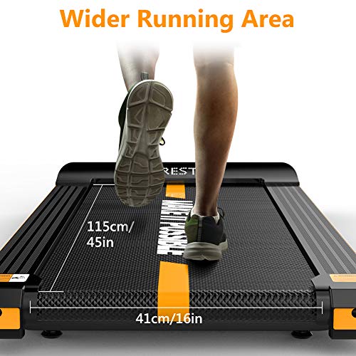 Dripex-Under-Desk-Treadmill-with-Remote-Control-1-6KMH-Adjustable-Speed-500W-Motor-LCD-Screen-Stand-Upright-for-Easy-Storage-Perfect-Walking-Pad-for-Home-Office-Working
