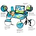 Regester Enterprise Kids Travel Tray- Activity Tray, Snack Tray, Tablet Holder, Organizer, Perfect for Cars, Planes, Trains, and Home!!! Free 27 Page Coloring eBook!!!