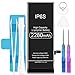 Rommisie 2280mAh Battery for iPhone 6S, high Capacity, Polymer Lithium ion Charging core, Equipped with a Full Set of Professional Maintenance Kits, adhesives and Instructions - Two-Year Warranty