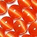 SHG Store 10mm Round Red Cat Eye Beads Strand 15 Inch Jewelry Handmade DIY Beads
