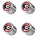 NCAA Georgia Bulldogs Tire Valve Stem Caps, 4-Pack