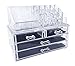 Sodynee 2 Piece Makeup Cosmetic Organizer Storage Drawers