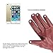 D.King Winter Leather Gloves for Women, Touchscreen Texting Warm Driving Gloves Wine Red