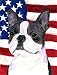 Caroline's Treasures SS4021GF USA American Flag with Boston Terrier Flag, Small, Multicolor