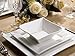 DOWAN 14 Ounce Porcelain Square Bowls for Cereal, Dessert, Set of 6, White