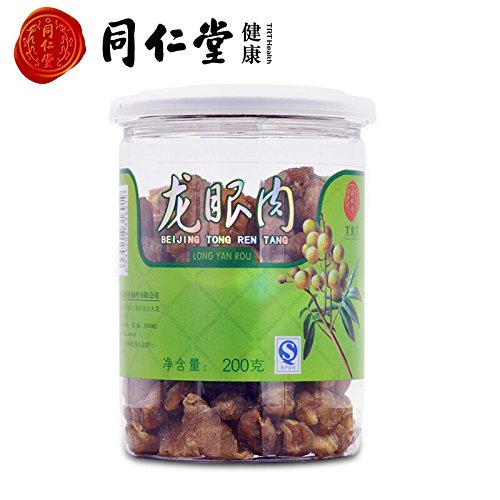 Tongrentang Fresh and Tender Dried Longan Meat Dried Fruit, Dragon Eyes Fruit, Long Yan Rou