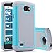 LG Lancet Case, LK LG Lancet Case [Drop Protection] [Shock-Absorption] Hybrid Dual Layer Armor Defender Protective Case Cover for LG Lancet (Mint)