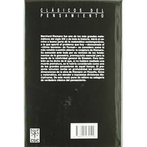 Riemanniana selecta (ClÃ¡sicos del Pensamiento)