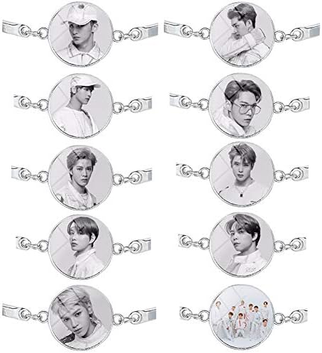 Meifyomng Nct 127 Combination Bracelet Alloy Material Fan Collection or Support Accessories Unisex(size All)