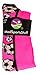 MadSportsStuff Crazy Soccer Socks with Soccer Balls over the calf (Neon Pink/Black, Medium)