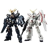 Mobile Suit Gundam Unicorn - ASSAULT KINGDOM EX 10 Unicorn Gundam & Banshee Action Model Figure (CANDY TOY Tentative Name) Bandai
