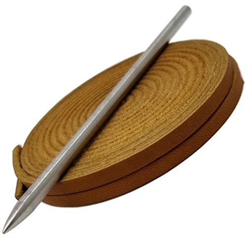 TOFL Baseball Glove Lacing Kit, 2 Leather Laces 72 Inches Long, 1