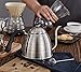 Pour Over Drip Coffee Kettle & Teakettles - Premium 18/8 Stainless Steel - Precise Thermometer - Easy Grip Handle- Long Spout for Smooth Water Flow - for Brew Coffee - by Creative Lifestyles (1 L)