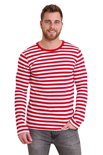 red and white striped sweater mens