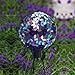 Evergreen Garden Gazing Ball in Purple Iridescent Design Everyday Decor for Homes Gardens and Yards