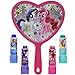 TownleyGirl My Little Pony Super Sparkly Lip Balm Set for Girls, with 4 Fruity Flavors and Decorative Mirror