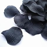 1000pcs Black Silk Rose Petals Bouquet Artificial Flower Wedding Party Aisle Decor Tabl Scatters Confetti