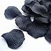 1000pcs Black Silk Rose Petals Bouquet Artificial Flower Wedding Party Aisle Decor Tabl Scatters Confetti