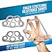 Hand Grip Workout Strengthener Kit (5 Pack) Adjustable Hand Exerciser (10-110 Lbs.) Finger Exerciser Finger Resistance Band Gel Ball