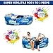 Chillbo SHWAGGINS Inflatable Lounger Best Inflatable Hammock Beach Chairs Inflated Chair for Adults Hammock Chair #1 Air Couch Outdoor Lounge Chair Air Bag and Camping Accessories Blue Leaf
