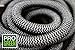 All New 2018 Heavy Duty 150' Black Expandable Garden Hose by Pro Green | Full Warranty | Nickel Plated Brass Fittings | Nozzle Included