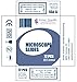 Microscope Slides, Ground Edges, Plain, 90 Corners, 3x1, Karter Scientific 206A2 (Pack of 72)