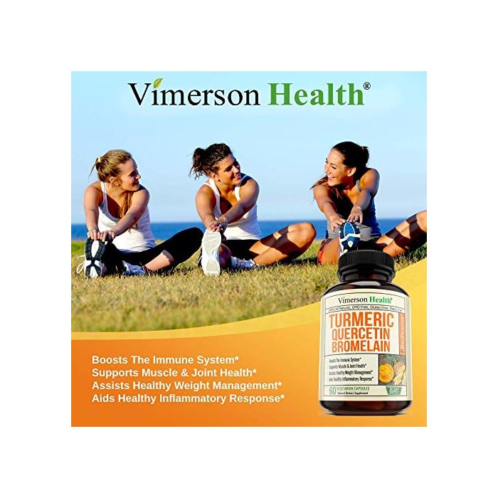 Turmeric Curcumin Quercetin with Bromelain & Black Pepper Immune