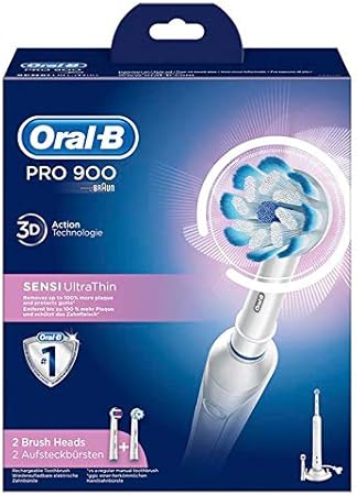 Braun Oral B Pro 900 Sensi Ultrathin Electric Toothbrush Amazon Co Uk Health Personal Care
