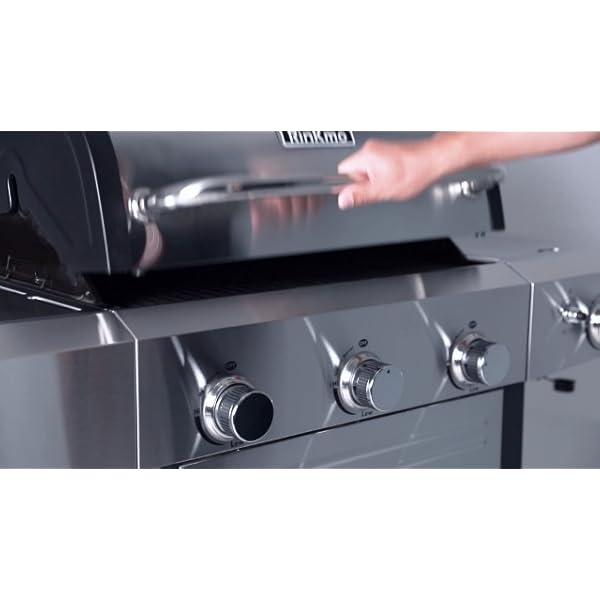 RINKMO-Gas-Grill-2020-Upgrade-670-sq-inch-3-Burner-36000-BTU-per-Hour-Input-Stainless-Steel-Liquid-Propane-Grill-Movable-BBQ-Grills-with-Side-Burner-Cart-Style