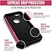 iPhone 6 Case, SNAZZYCASE [Star Bling] Pink iPhone 6 Case (4.7-inch), For Girls & Women [Glossy Cherry Pink] Dual Layer Protection [Soft Hard Tough Case] Designer iPhone 6 Case - Premium Custom Slim Fit