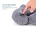 Raniaco Neck Pillow, Inflatable Travel Pillow, Portable Travel Set U Shape Air Pillow with Sleeping Eye Mask, Ear Plugs (Dark Grey)