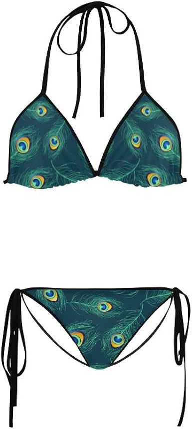 peacocks bikini sets