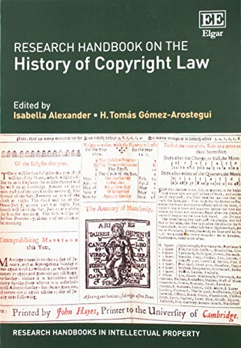 [D0wnl0ad] Research Handbook on the History of Copyright Law (Research Handbooks in Intellectual Property serie TXT