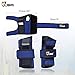 JBM Child Kids Bike Cycling Bicycle Riding Protective Gear Set, Knee and Elbow Pads with Wrist Guards Multi-Sports: Rollerblading, Skating, Volleyball, Basketball, BMX (Denim Dark Blue, Child/Kids)