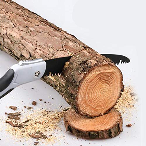 Hellery Tragbare Baumsäge, klappbar Handsäge, Camping/Astsäge Faltsäge klappbar Outdoor Camping Werkzeug - S 41CM – Bild 7