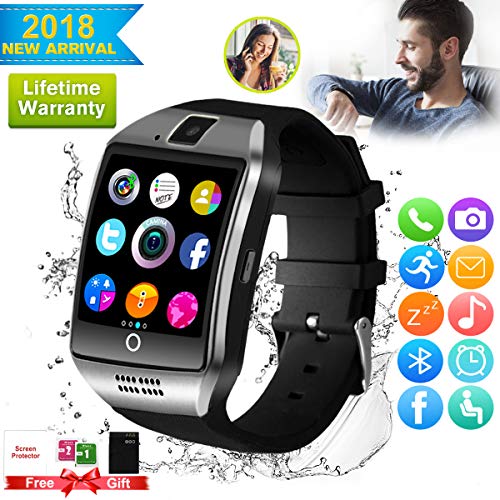 Smart watch,smart watches for android 2018 bluetooth smart watch Touchscreen with Camera, android smartwatch Smart Wrist Watch Cell Phone with Sim Card Slot Compatible IOS Android for Men Woman Yout