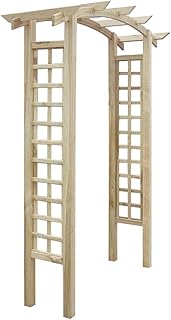 vidaXL Kiefer Imprägniert Rosenbogen Holz Pergola Rankhilfe Rankgitter Spalier